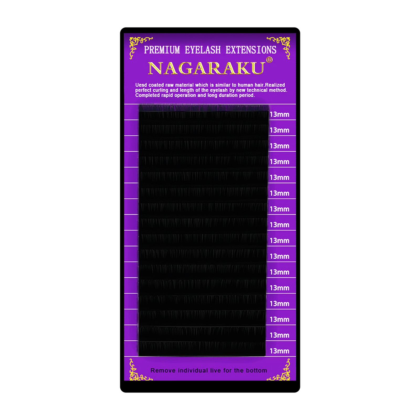 Nouvelle collection -  Cils Nagaraku -  10 mm, C, 0,07 mm