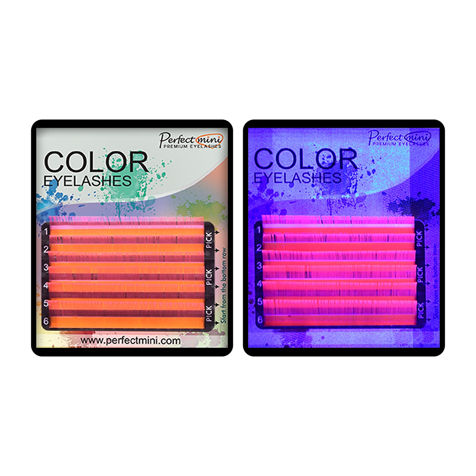 Mini Fluorescent Parfait -  Roz -  Mélanger 8-13, C, 0,07 mm