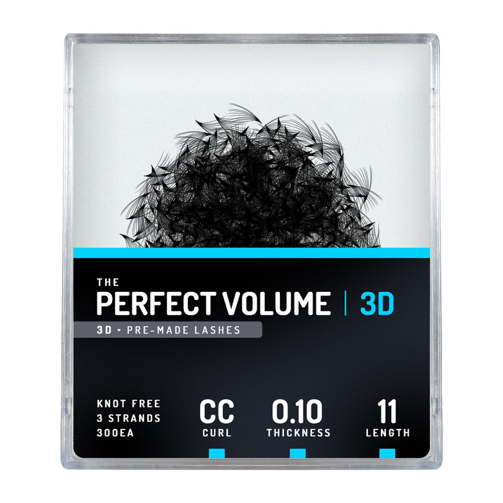Volume parfait -  300 buchesele premade 3D -  11mm, CC, 0.10mm
