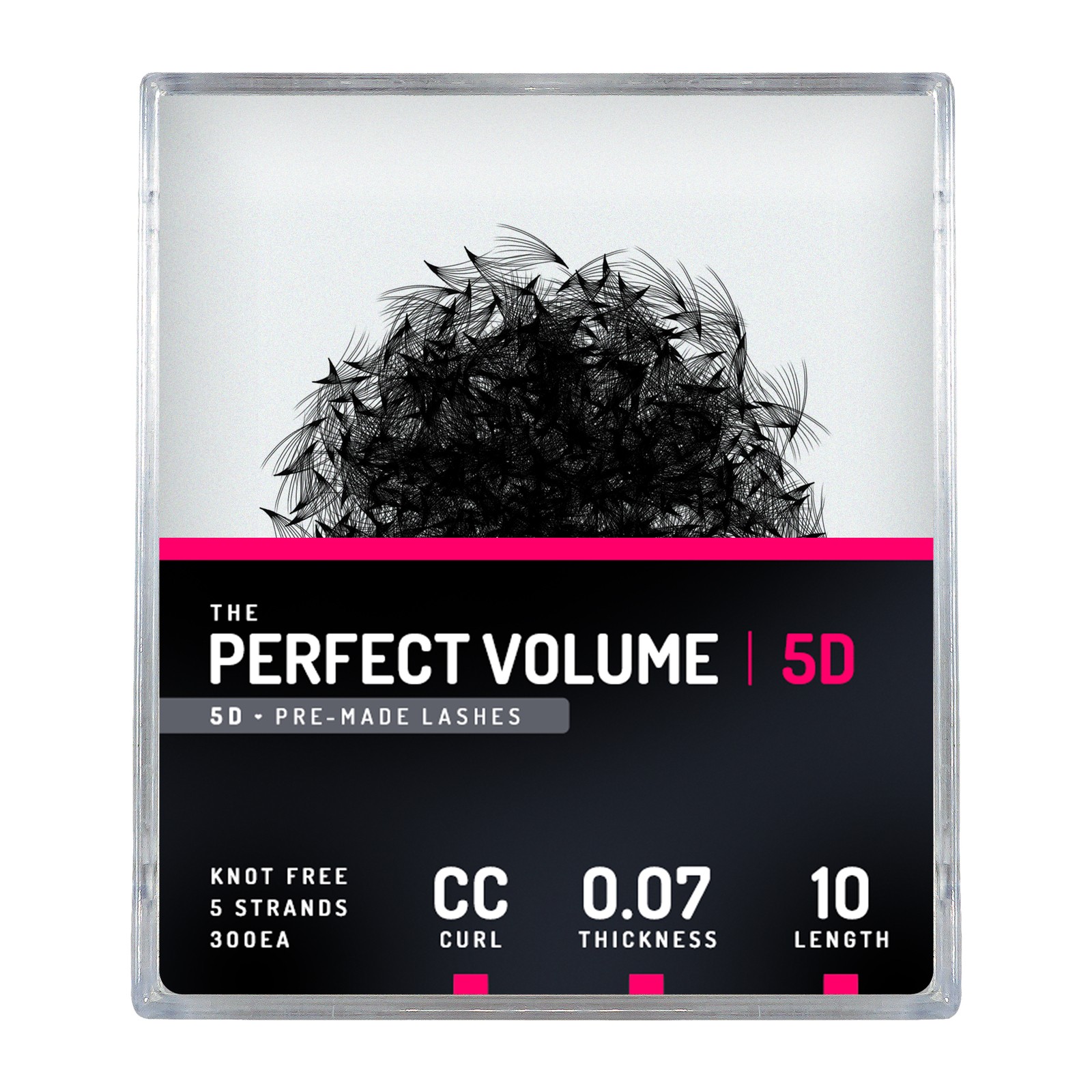 Volume parfait -  300 buchețele premade 5D -  10mm, CC, 0.07mm