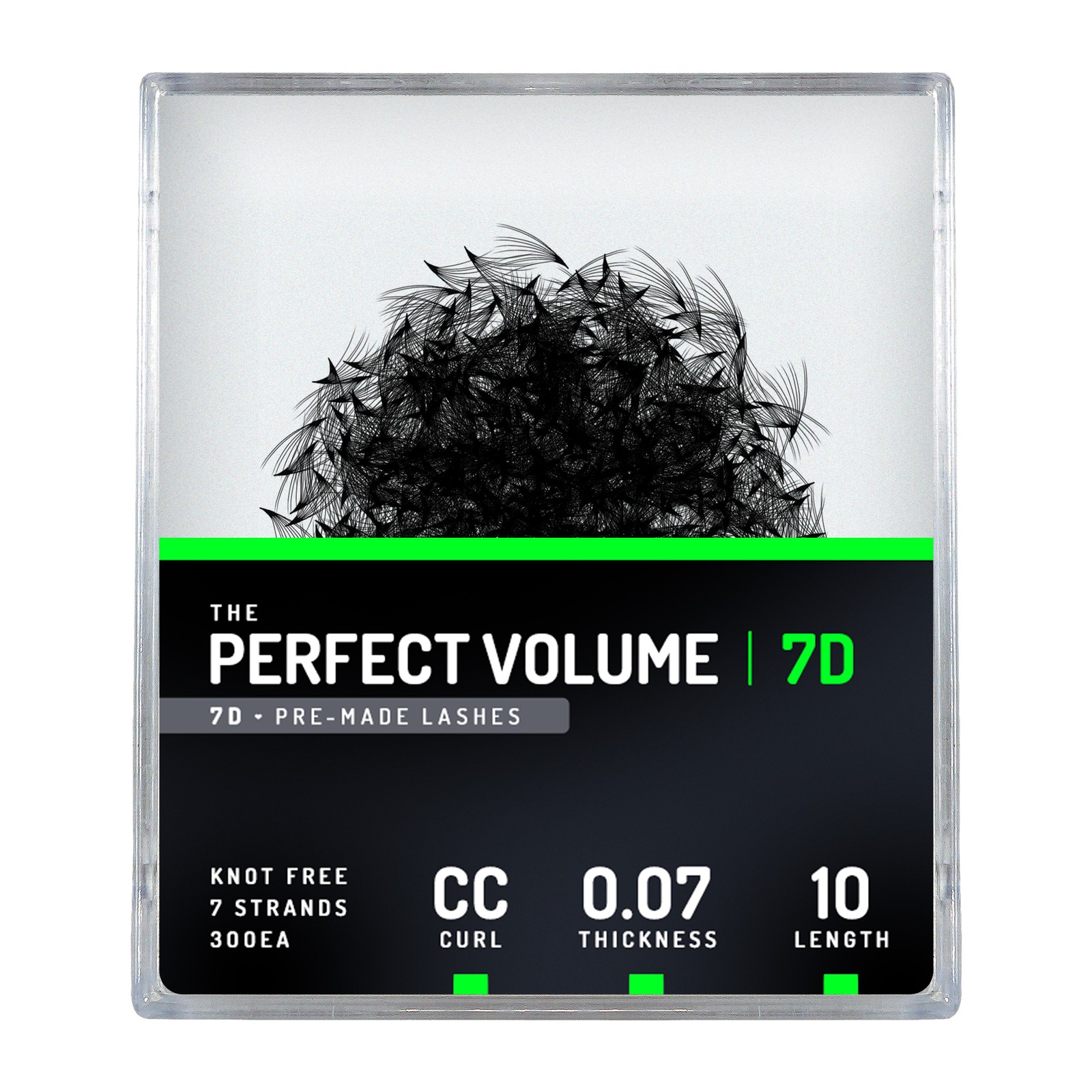 Volume parfait -  300 buchețele premade 7D -  10mm, CC, 0.07mm