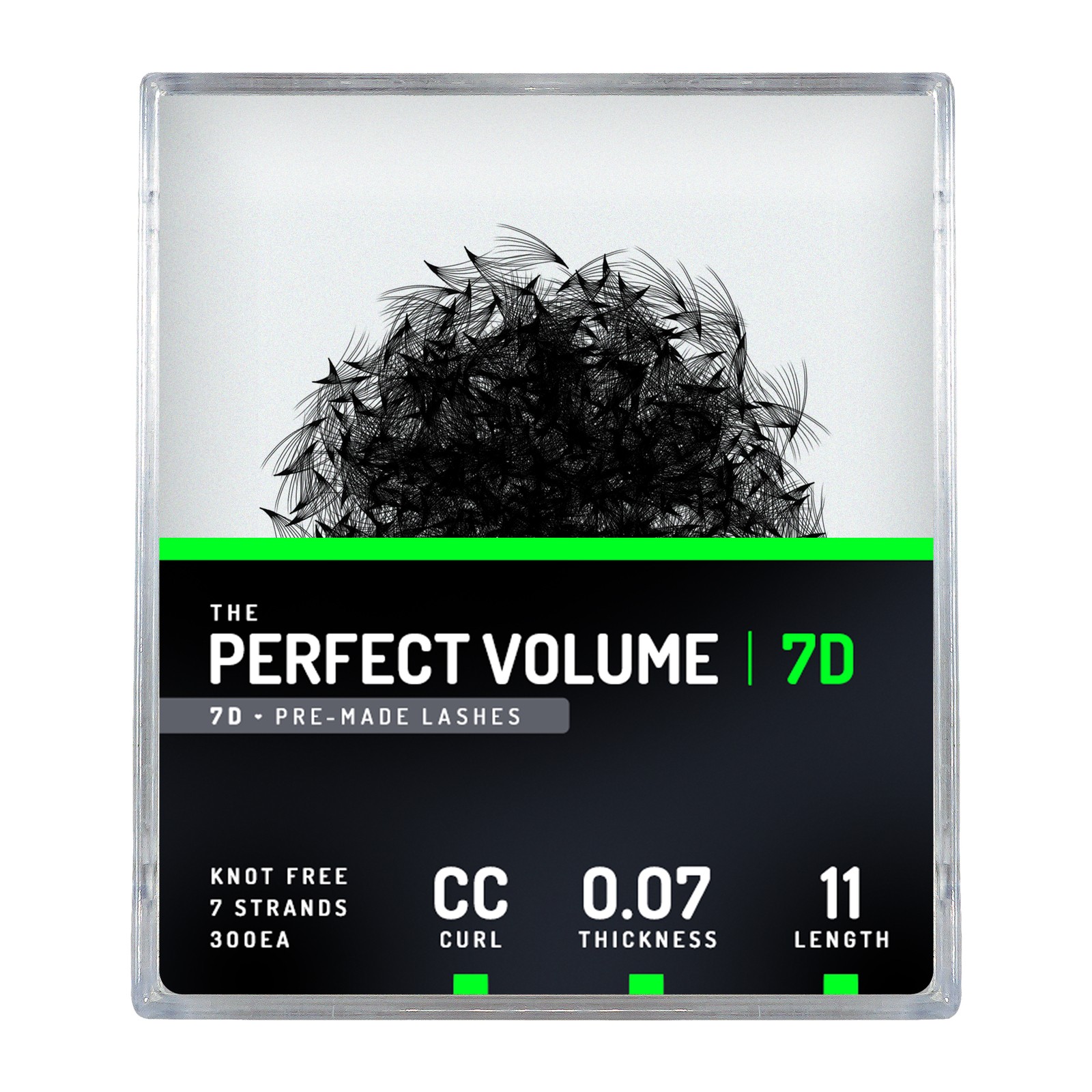 Volume parfait -  300 buchețele premade 7D -  11mm, CC, 0.07mm